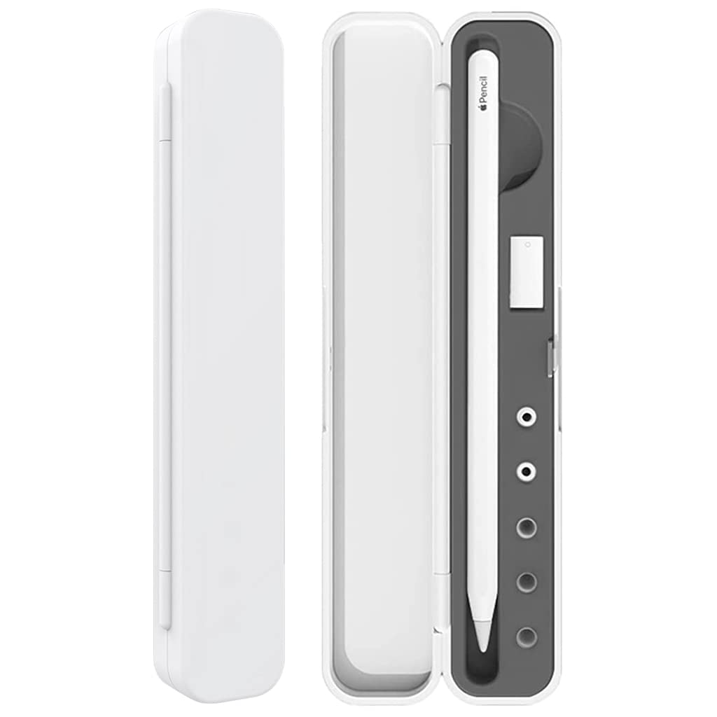 ZORBES Carrying Case for Apple Pencil 2nd Gen /1st Generation Organizer Box for Apple Pencile, Case for Apple Pencil, Pen Tip, Pen Tip Cover and Adapter, Apple Pencil and Accessory Not Included ZORBES Carrying Case for Apple Pencil 2nd Gen /1st Generation Organizer Box for Apple Pencile, Case for Apple Pencil, Pen Tip, Pen Tip Cover and Adapter, Apple Pencil and Accessory Not Included